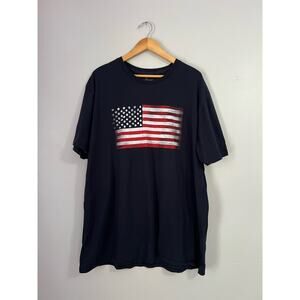 Mens American Flag T-shirt Size 2XL